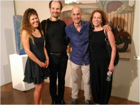 Fabio Hurtado and Lucia Oliva, international contemporary Italian and spanish artists, together in Chiavari, Palazzo Rocca Museum