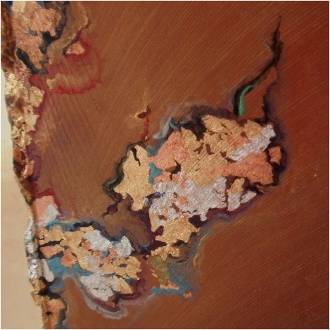Al Maghrib, international Italian artist Lucia Oliva, on marble