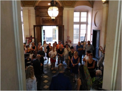 Fabio Hurtado and lucia Oliva, international contemporary Italian and spanish artists, together in Chiavari, Palazzo Rocca Museum for a fantastic duo exhibition