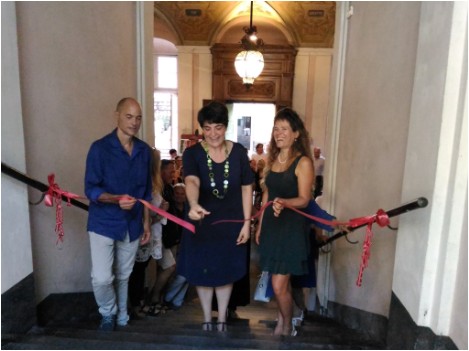 Fabio Hurtado and lucia Oliva, international contemporary Italian and spanish artists, together in Chiavari, Palazzo Rocca Museum for a fantastic duo exhibition