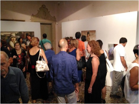 Fabio Hurtado and lucia Oliva, international contemporary Italian and spanish artists, together in Chiavari, Palazzo Rocca Museum for a fantastic duo exhibition
