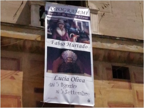 Fabio Hurtado and lucia Oliva, international contemporary Italian and spanish artists, together in Chiavari, Palazzo Rocca Museum for a fantastic duo exhibition. The poster
